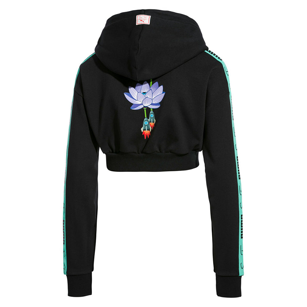 Puma Lotus Crop Hoodie Puma Lotus Crop Hoodie