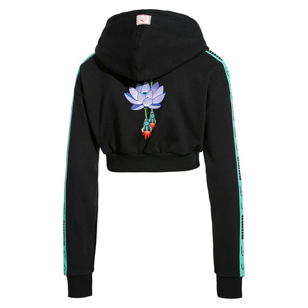 Puma Lotus Crop Hoodie