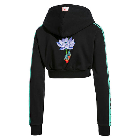 Puma Lotus Crop Hoodie