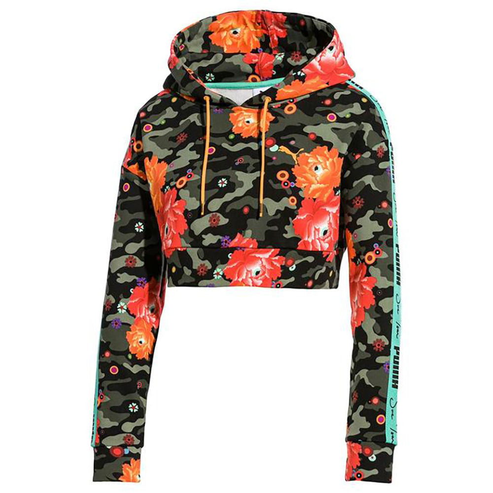 Puma Camo Crop Hoodie Puma Camo Crop Hoodie