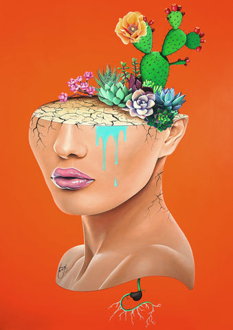 Still Bloomed - Rolled Canvas Print