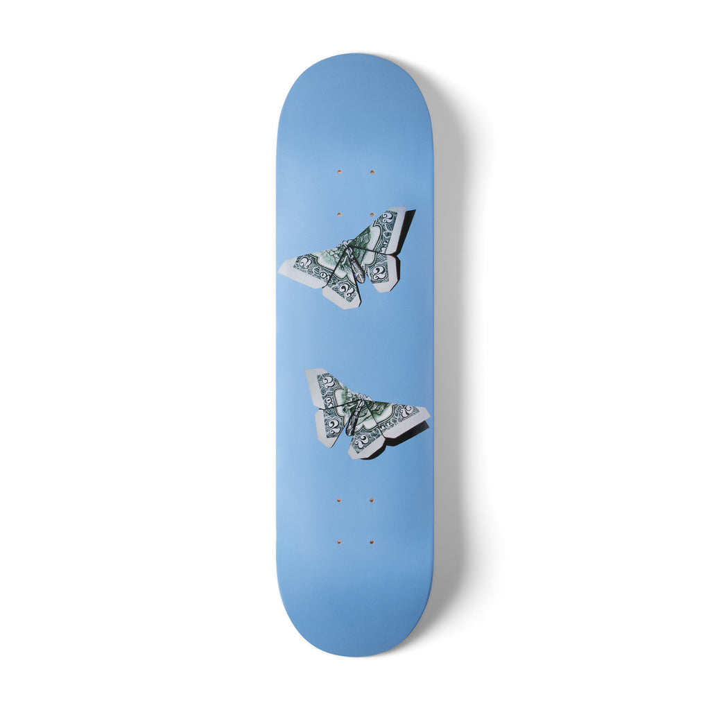 Moneyfly Skate Deck - Periwinkle Moneyfly Skate Deck - Periwinkle