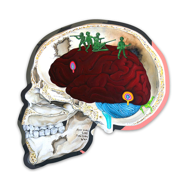 War on Brain - Sticker