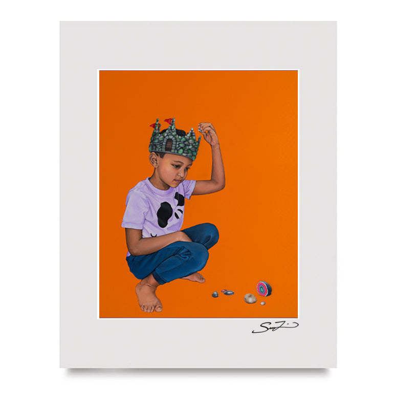 Building Castles / Boy - Mini Print Building Castles / Boy - Mini Print