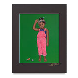 Building Castles / Girl - Mini Print