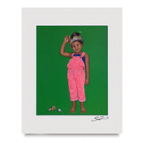 Building Castles / Girl - Mini Print