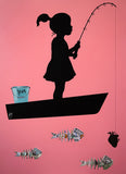 The Catch - Rolled Canvas Print
