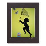 The Pursuit / Lime - Mini Print
