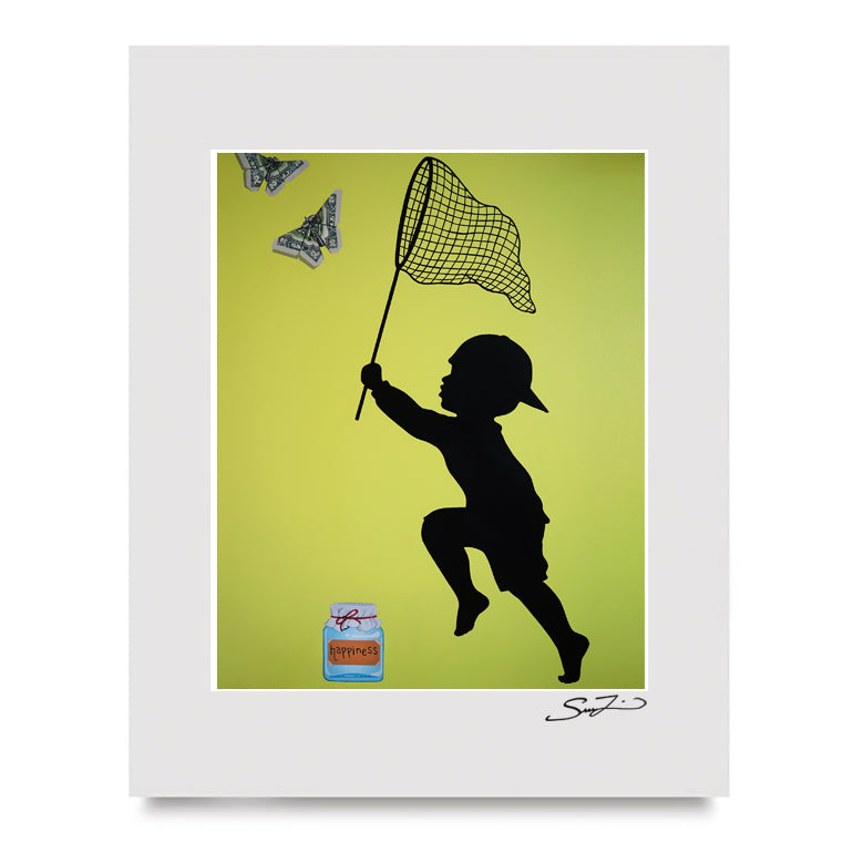 The Pursuit / Lime - Mini Print The Pursuit / Lime - Mini Print