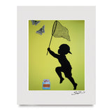 The Pursuit / Lime - Mini Print