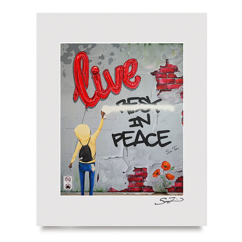 Live In Peace - Mini Print