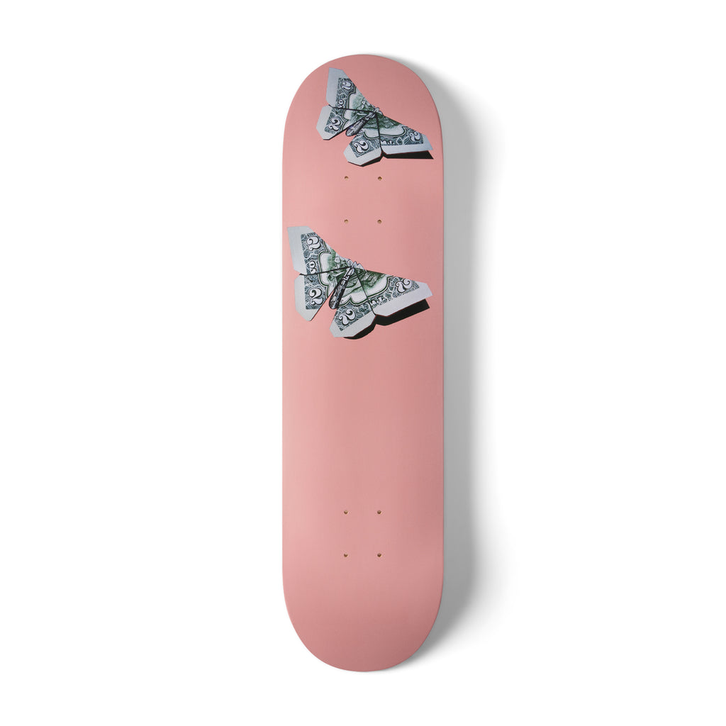 Moneyfly Skate Deck - Rose Moneyfly Skate Deck - Rose