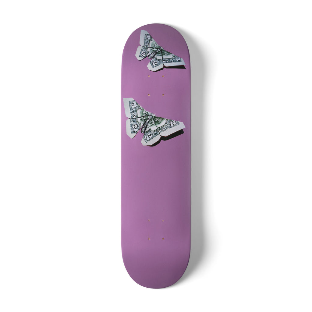 Moneyfly Skate Deck - Plum Moneyfly Skate Deck - Plum