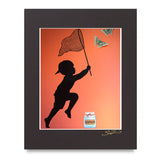 The Pursuit / Coral - Mini Print