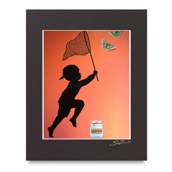 The Pursuit / Coral - Mini Print