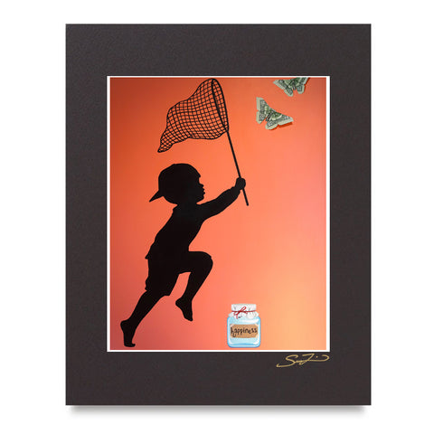 The Pursuit / Coral - Mini Print