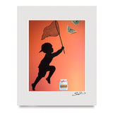 The Pursuit / Coral - Mini Print