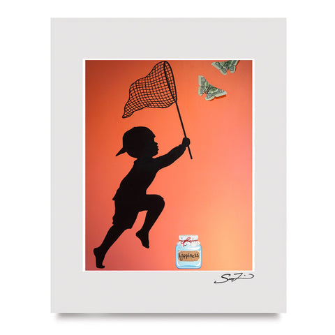 The Pursuit / Coral - Mini Print