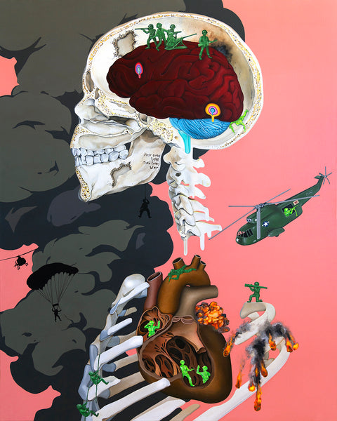 War - Rolled Canvas Print