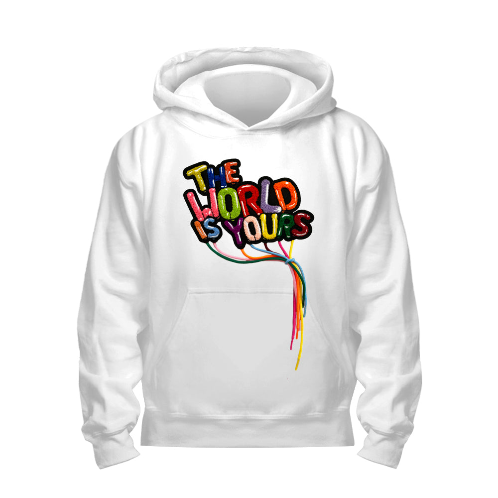World Is Yours - Hoodie (White) World Is Yours - Hoodie (White)