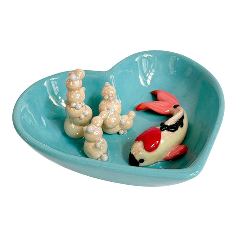 Koi Ring Dish - Bubbles