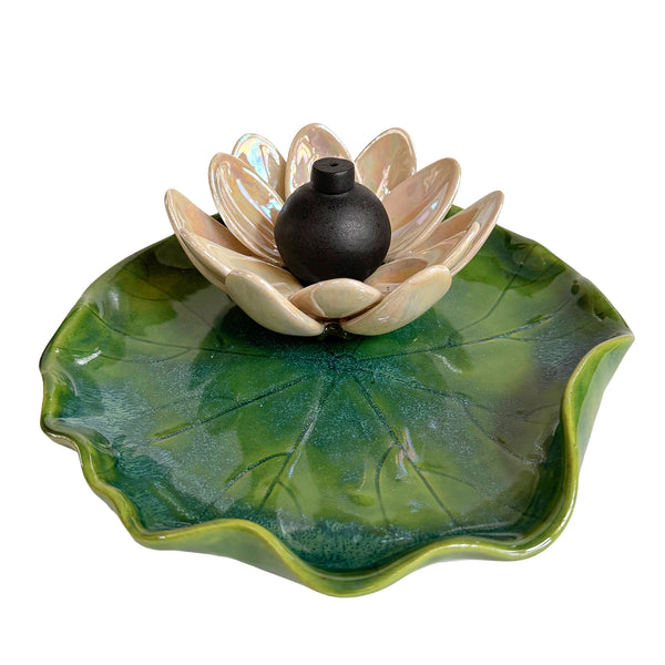 Flower Bomb Incense Dish Set - Eden