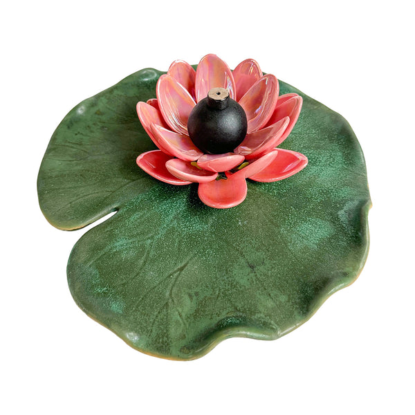 Flower Bomb Incense Dish Set - Jaded