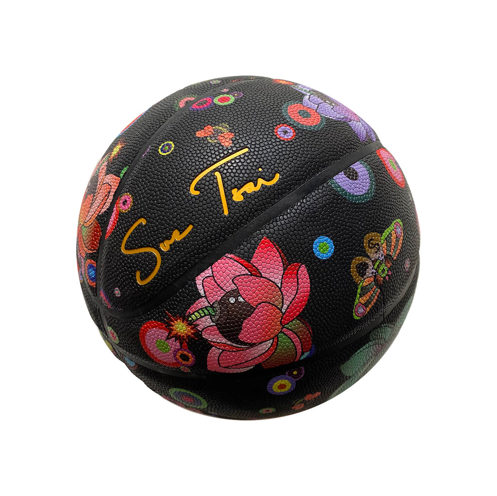 Sue Tsai Basketball Flower Bomb Limited Edition Art , 300 Pieces Worldwide